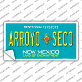Arroyo Seco New Mexico Novelty Sticker Decal