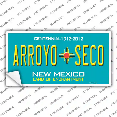 Arroyo Seco New Mexico Novelty Sticker Decal