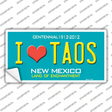 I Love Taos New Mexico Novelty Sticker Decal