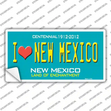 I Love New Mexico Novelty Sticker Decal