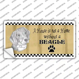 Pencil Sketch Beagle Novelty Sticker Decal
