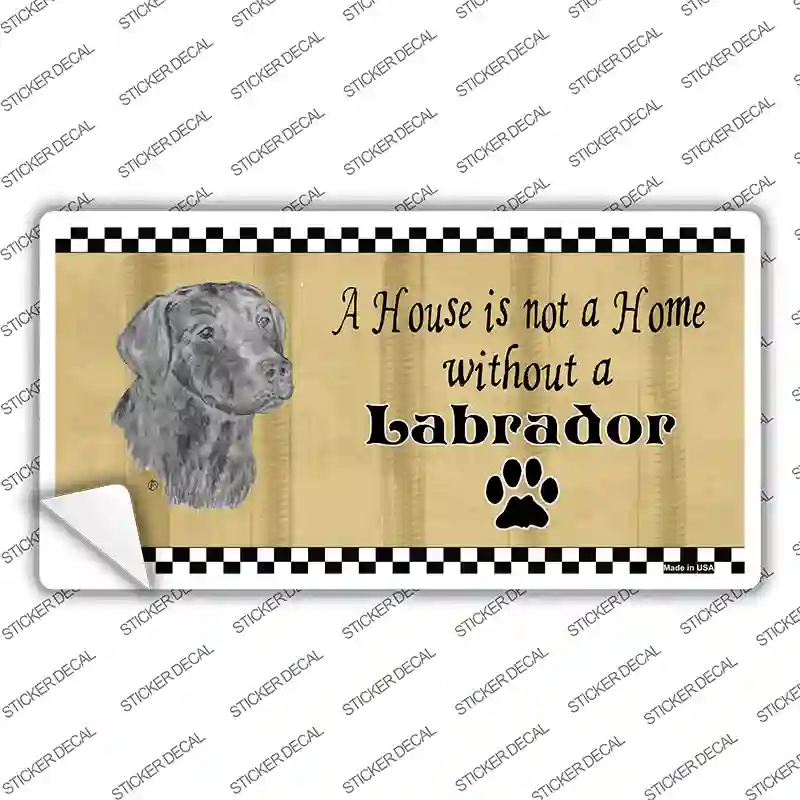 Pencil Sketch Labrador Novelty Sticker Decal
