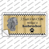 Pencil Sketch Labrador Novelty Sticker Decal