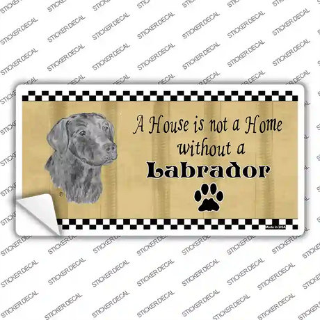 Pencil Sketch Labrador Novelty Sticker Decal