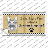 Pencil Sketch German Shepherd Novelty Sticker Decal