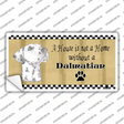 Pencil Sketch Dalmatian Novelty Sticker Decal