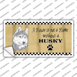 Pencil Sketch Husky Novelty Sticker Decal