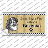 Pencil Sketch Bernese Novelty Sticker Decal