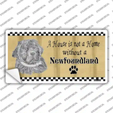 Pencil Sketch New Foundland Novelty Sticker Decal