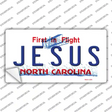 Jesus North Carolina Novelty Sticker Decal
