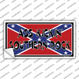 Southern Rock Confederate Flag Novelty Sticker Decal