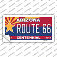 Arizona Centennial Route 66 Novelty Sticker Decal