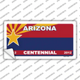 Arizona Centennial Novelty Sticker Decal