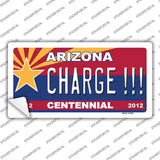 Arizona Centennial Charge Novelty Sticker Decal