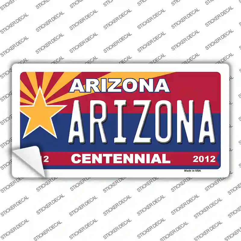 Arizona Centennial Arizona Novelty Sticker Decal