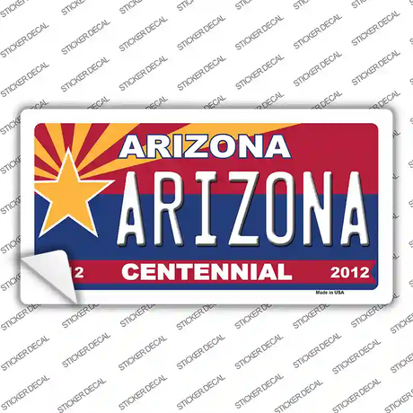 Arizona Centennial Arizona Novelty Sticker Decal