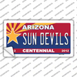 Arizona Centennial Sun Devils Novelty Sticker Decal