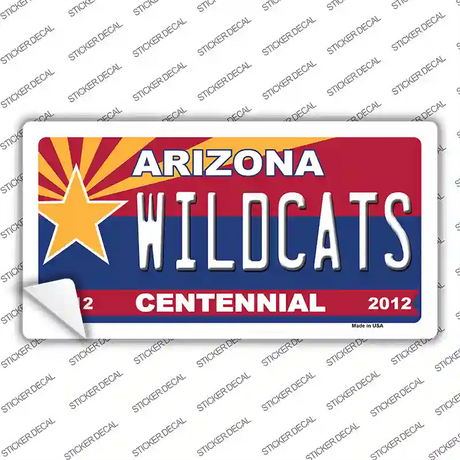 Arizona Centennial Wildcats Novelty Sticker Decal
