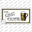 Man Cave Novelty Sticker Decal