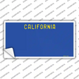California Blue State Novelty Sticker Decal