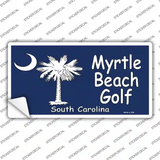 Myrtle Beach Golf Novelty Sticker Decal
