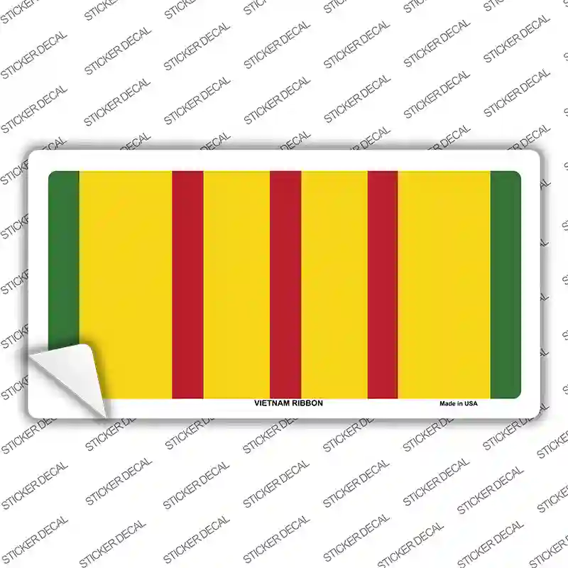 Vietnam Ribbon Novelty Sticker Decal