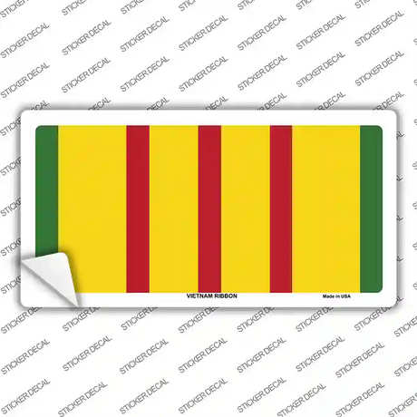 Vietnam Ribbon Novelty Sticker Decal