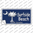 Surf Side Beach Novelty Sticker Decal