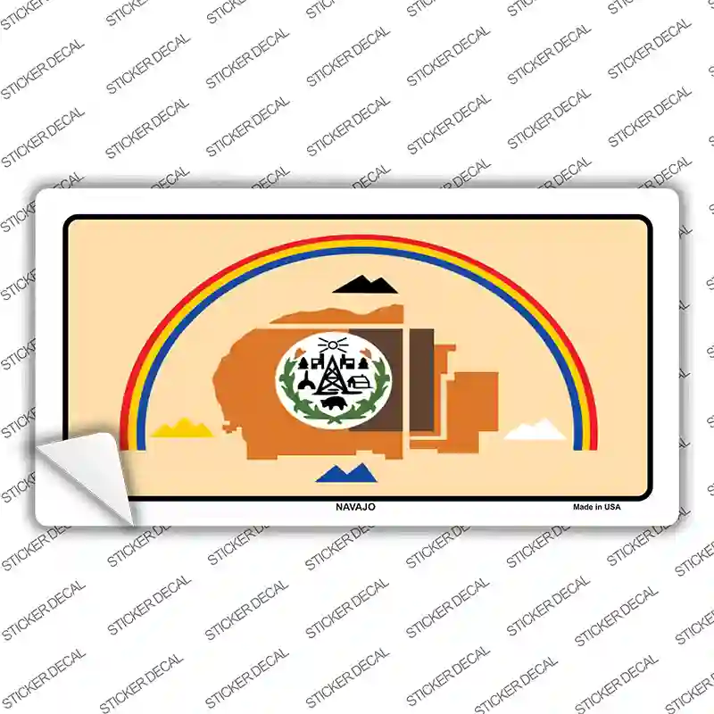 Navajo Flag Novelty Sticker Decal