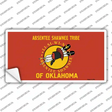 Absentee Shawnee Tribe Flag Novelty Sticker Decal