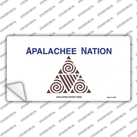 Apalachee Nation Flag Novelty Sticker Decal