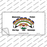 Cheyenne River Sioux Flag Novelty Sticker Decal