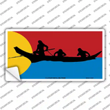 Clatsop-Nehalem Tribe Flag Novelty Sticker Decal