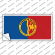 Comanche Nation Flag Novelty Sticker Decal