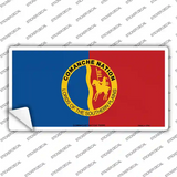 Comanche Nation Flag Novelty Sticker Decal