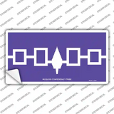 Iroquois Confederacy Flag Novelty Sticker Decal