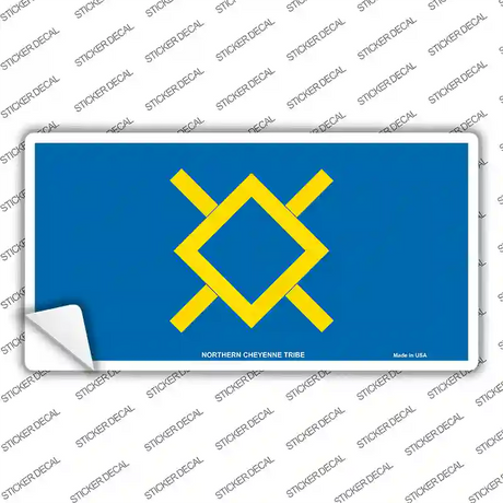 Northern Cheyenne Flag Novelty Sticker Decal