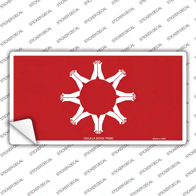 Oglala Sioux Tribe Flag Novelty Sticker Decal