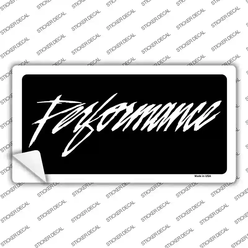 Performance Novelty Sticker Decal