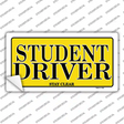 Student Driver Novelty Sticker Decal