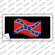 Confederate 3-D Flag Novelty Sticker Decal