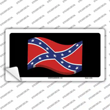 Confederate 3-D Flag Novelty Sticker Decal