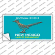 Road Runner Teal New Mexico Novelty Sticker Decal