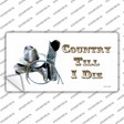 Country Till I Die Novelty Sticker Decal