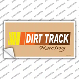 Dirt Track Racing Novelty Sticker Decal
