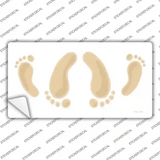 Happy Feet Novelty Sticker Decal