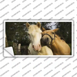 Horses Sweet On Each Other Novelty Sticker Decal