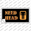 Need Head Novelty Sticker Decal