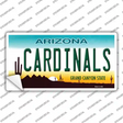 Cardinals Arizona State Novelty Sticker Decal