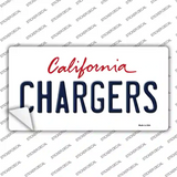 Chargers California State Novelty Sticker Decal